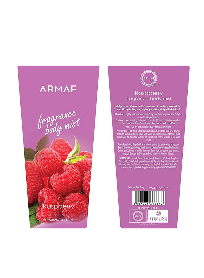 Raspberry Body Mist 250ml