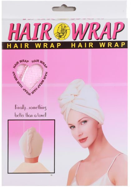 Quick Drying Hair Towel Wrap Orange - Image 2