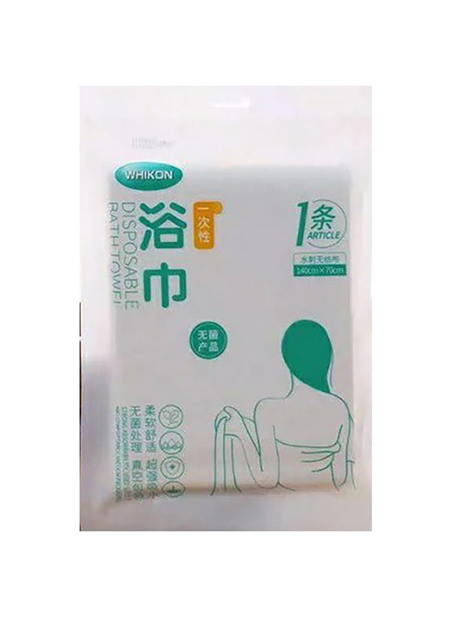 Disposable Sterile Bath Towel White 140 x 70cm - Image 1