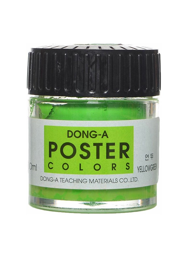 Dong-A - Clothing Poster Colour Paint 30ml Yellow/Green - Image 1