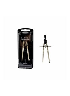 M&G Metal Simple Compass Silver/Black 