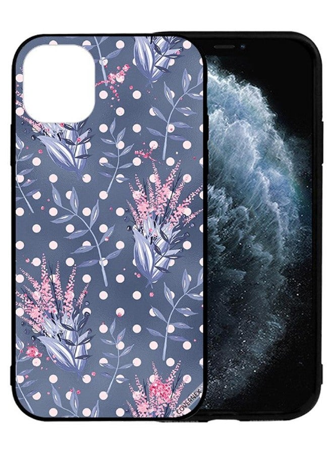 Covernex Protective Case Cover For Apple iPhone 12 mini Grey Floral - Image 2