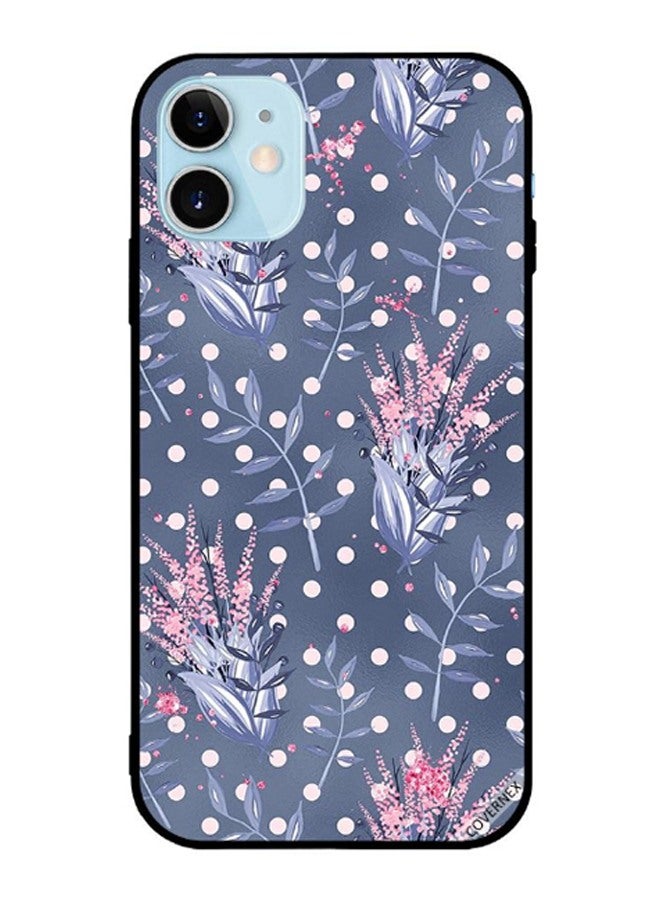 Covernex Protective Case Cover For Apple iPhone 12 mini Grey Floral - Image 1