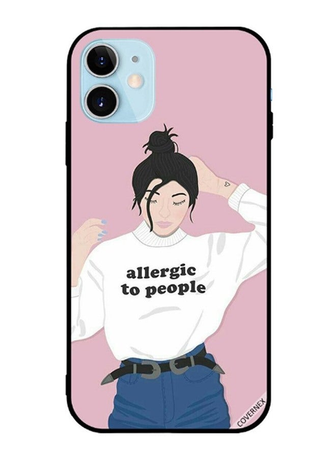 Covernex Protective Case Cover For Apple iPhone 12 mini Allergic To People - Image 1