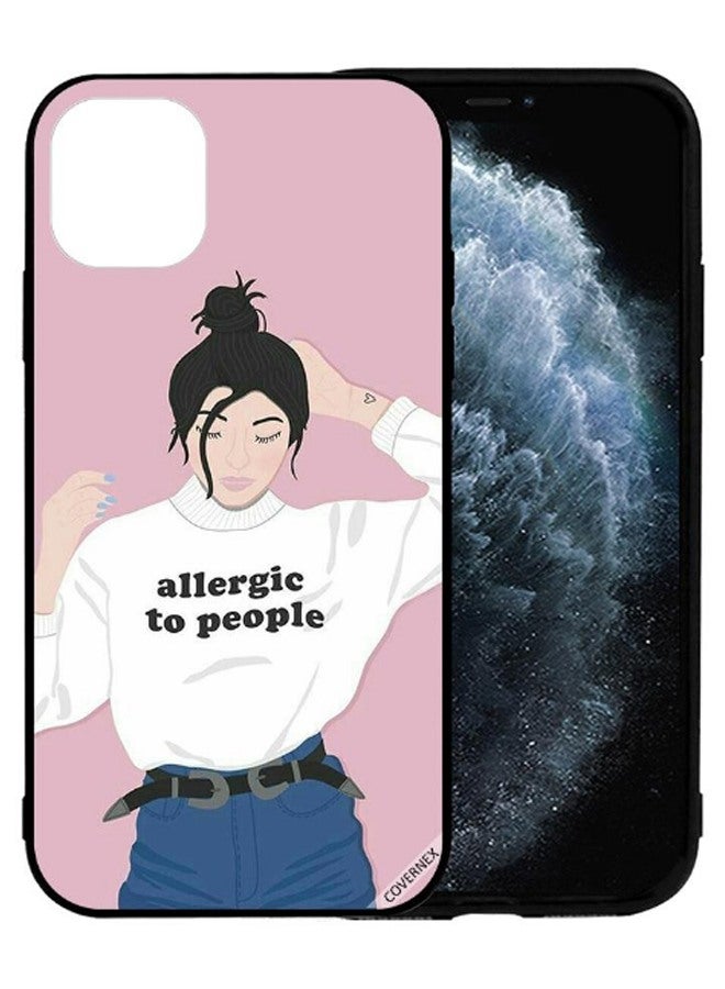 Covernex Protective Case Cover For Apple iPhone 12 mini Allergic To People - Image 2