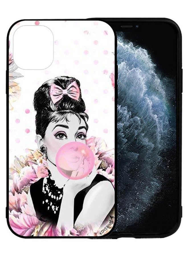 Covernex Protective Case Cover For Apple iPhone 12 mini Pink Hair Clip Girl - Image 2
