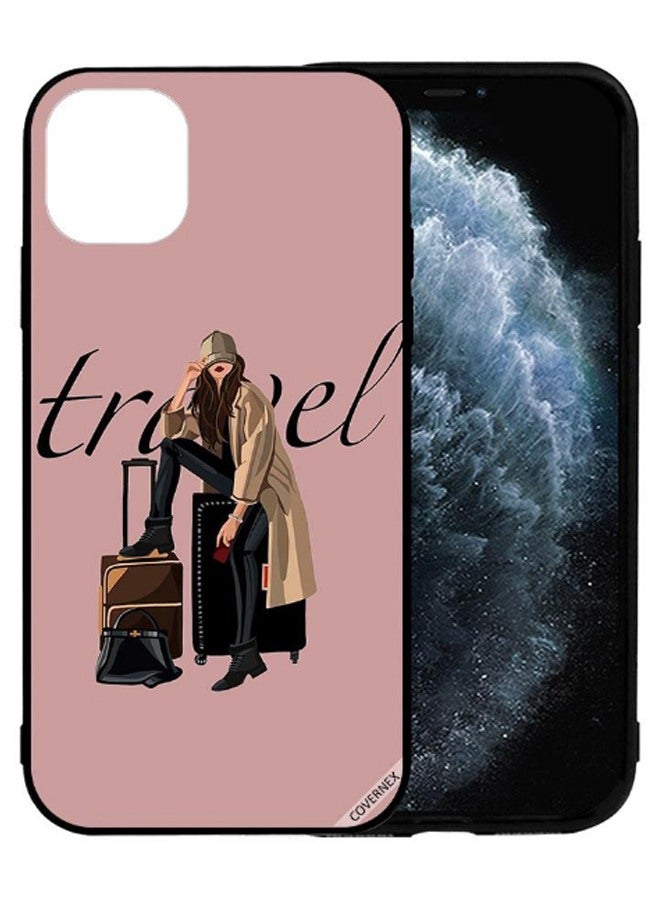 Covernex Protective Case Cover For Apple iPhone 12 mini Travel Lover Girl - Image 2