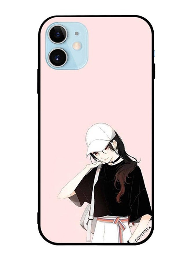 Covernex Protective Case Cover For Apple iPhone 12 mini Cute Cap Girl Walking - Image 1