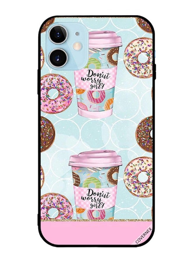 Covernex Protective Case Cover For Apple iPhone 12 mini Donut Worry Girl! - Image 1