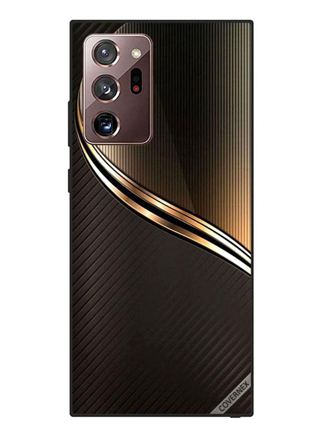 Covernex Samsung Galaxy Note 20 Ultra Protective Case Cover Printed Featuring Dark Golden Steal Pattern DESIGN_1294 - Image 1
