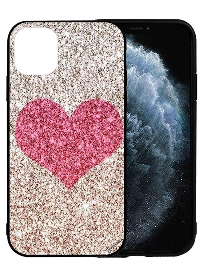 Covernex Protective Case Cover For Apple iPhone 12 mini Glitter Heart - Image 2