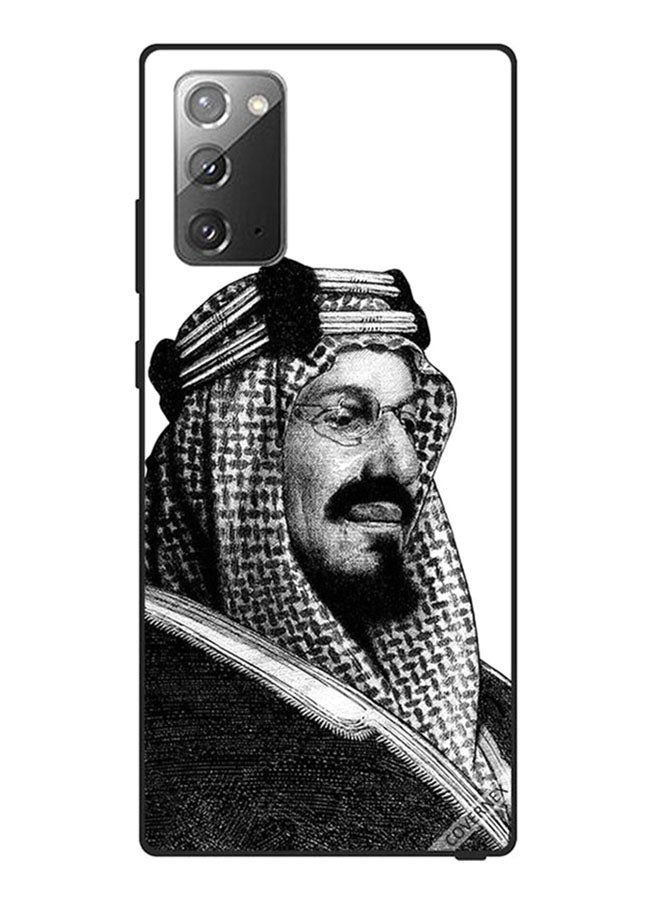 Covernex Samsung Galaxy Note 20 Protective Case Cover Printed Featuring King Ibn Saud Vintage Photo Art DESIGN_0877 - Image 1