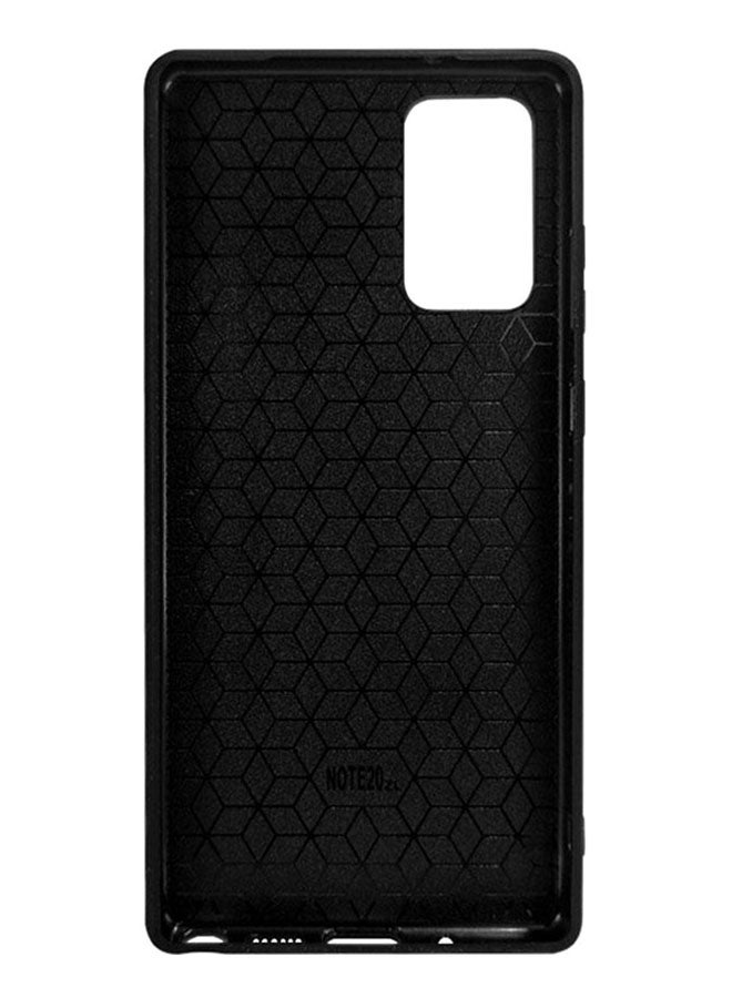 Covernex Protective Case Cover For Samsung Galaxy Note20 Pink Cap Girl Appearing At Bottom - Image 2
