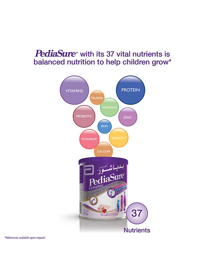 Pediasure - Complete Strawberry 400grams - Image 1