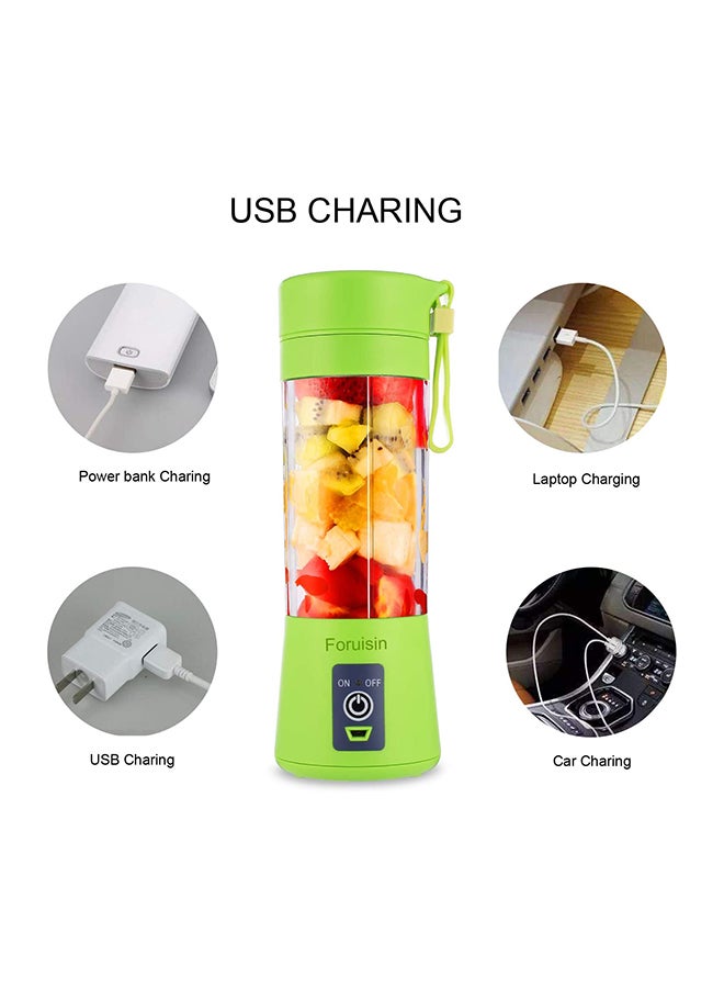 خلاط وعصارة بتصميم محمول قابل للشحن مزود بعدد 6 شفرات 380 ml 1000 W HM-03 وردي - v1602072814/N40975344A_4