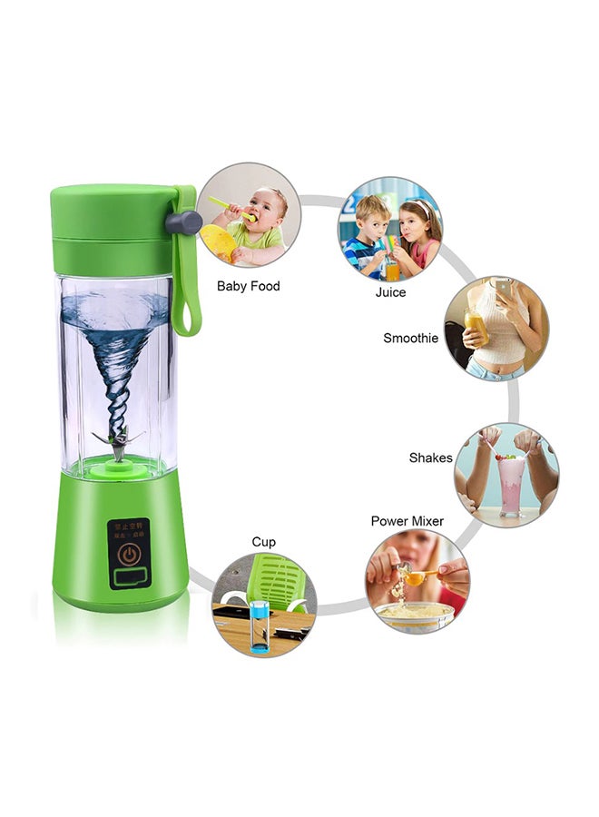 خلاط وعصارة بتصميم محمول قابل للشحن مزود بعدد 6 شفرات 380 ml 1000 W HM-03 وردي - v1602072814/N40975344A_5