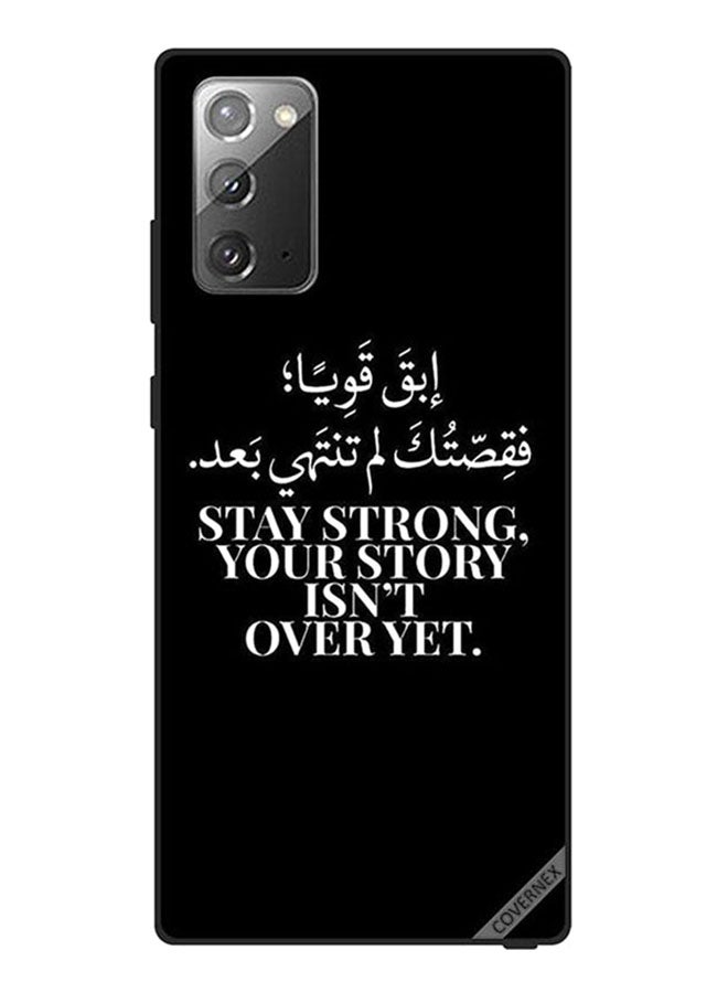 Covernex Protective Case Cover For Samsung Galaxy Note20 Ultra Black/White - Image 1