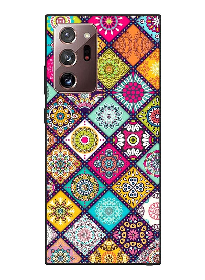 Covernex Samsung Galaxy Note 20 Ultra Protective Case Cover Printed Featuring Multi Shapes Floral Pattern DESIGN_0554 - Image 1