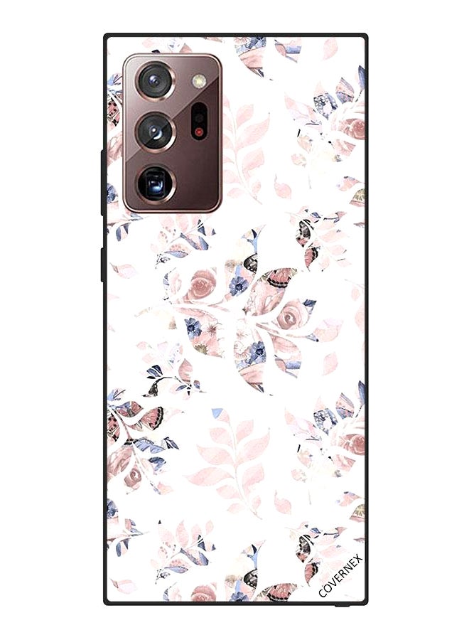 Covernex Samsung Galaxy Note 20 Ultra Protective Case Cover Printed Featuring Butterfly Shapes Feathers DESIGN_0652 - Image 1