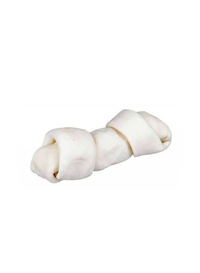 Trixie Denta Fun Knotted Chewing Bone White/Pink 240grams - Image 1