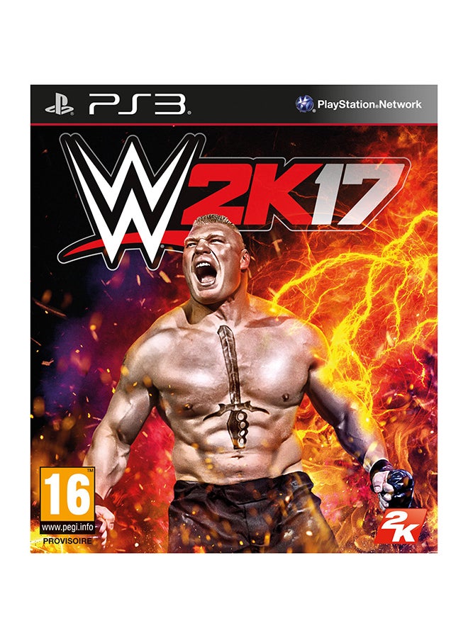 2K - WWE 2K17 - Region 2 - fighting - playstation_3_ps3 - Image 1