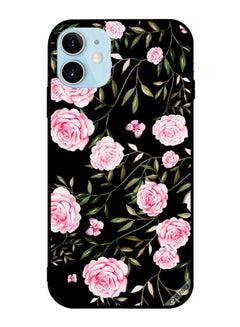 Protective Case Cover For Apple iPhone 12 mini Roses In Bunches Of Small Leaves