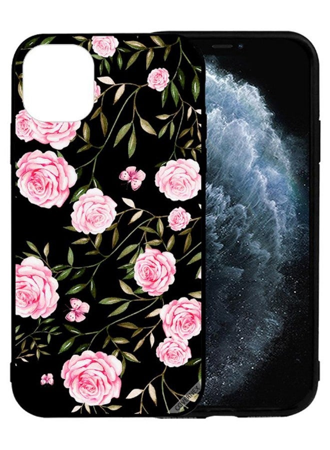Covernex - Protective Case Cover For Apple iPhone 12 mini Roses In Bunches Of Small Leaves - Image 1