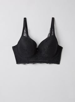 PARFAIT Plunge Longline Bra Black  - Image 3