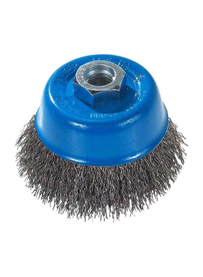 BOSCH Crimped Wire Cup Brush Blue/Silver 7cm 