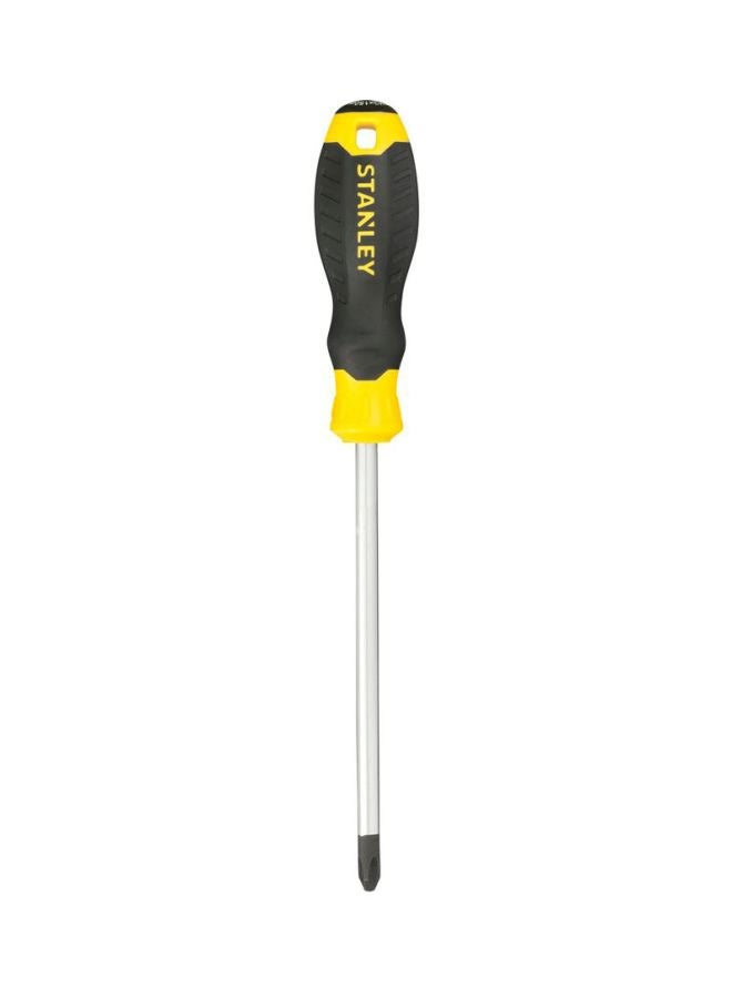Stanley Cushion Grip Screwdriver Black/Yellow/Silver