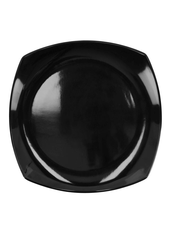 Royalford Square Dessert Plate Black 8inch  - Image 1