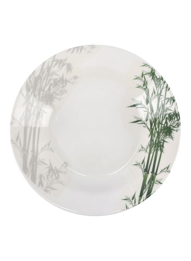 Melamine Soup Plate White/Green/Grey 8inch - v1602077797/N40968601A_2