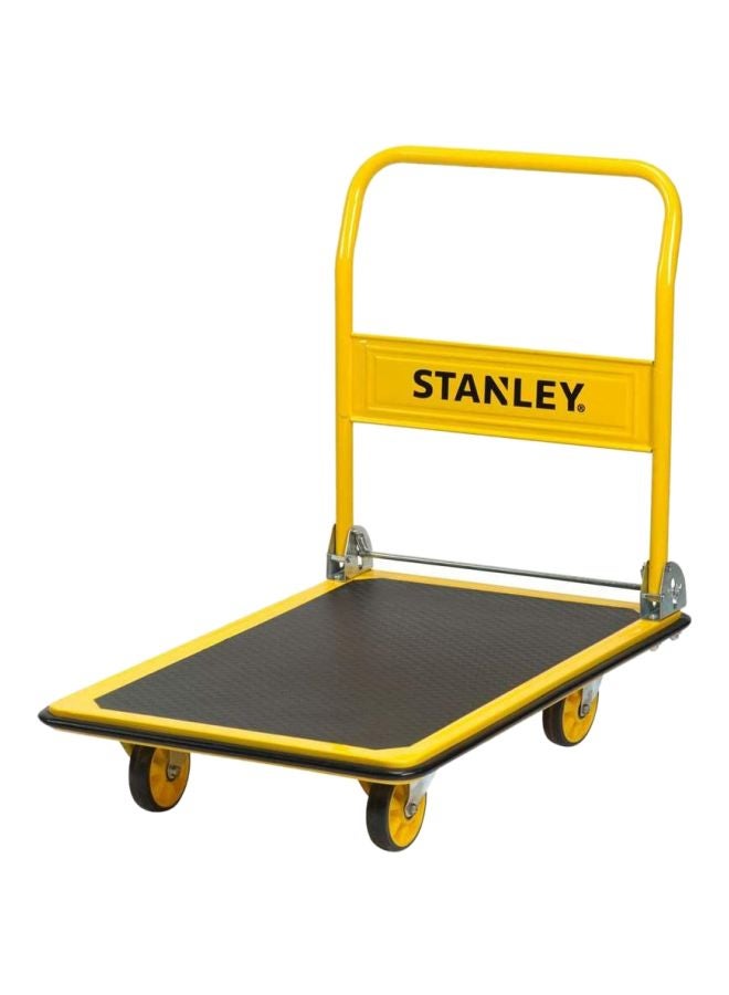 Stanley Steel Platform Trolley Yellow/Black 91x61x87cm  - Image 1