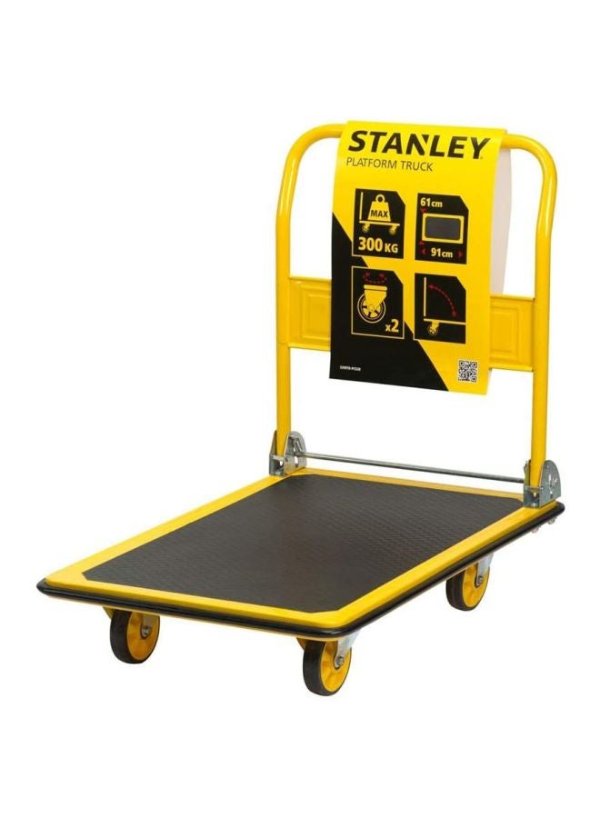 Stanley Steel Platform Trolley Yellow/Black 91x61x87cm  - Image 3