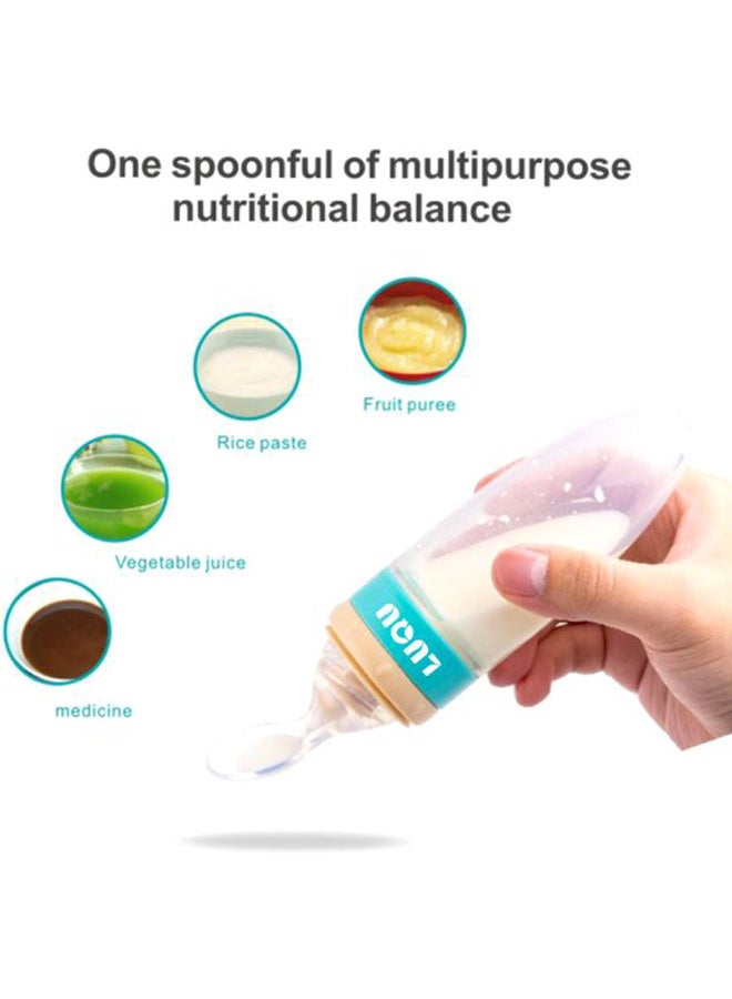 LuQu - Ultra-Soft Silicone Body Baby Food Dispensing Spoon With Special Head And Dust Cover - Image 1