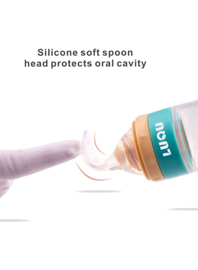 LuQu - Ultra-Soft Silicone Body Baby Food Dispensing Spoon With Special Head And Dust Cover - Image 1