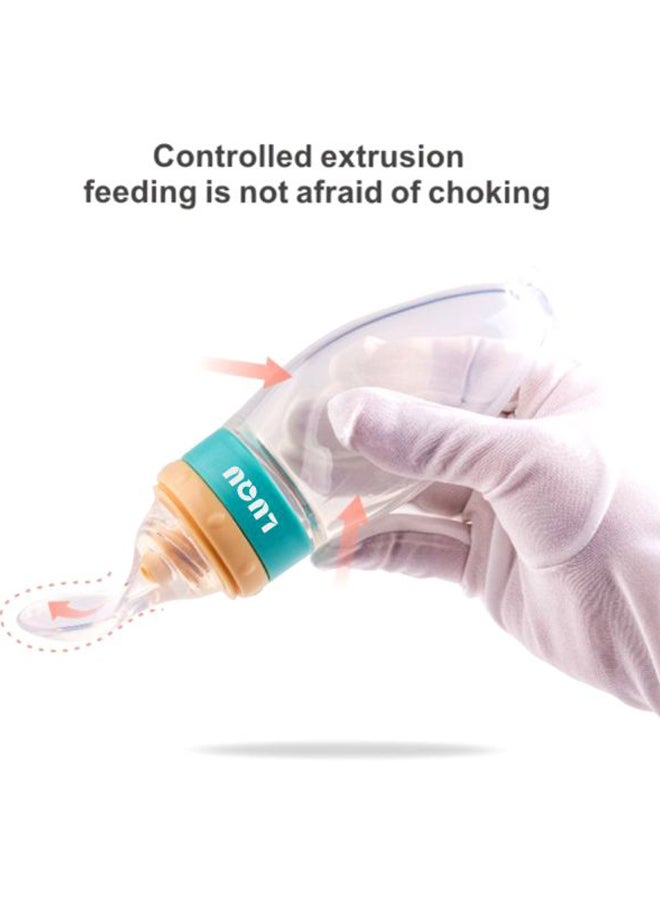 LuQu - Ultra-Soft Silicone Body Baby Food Dispensing Spoon With Special Head And Dust Cover - Image 1
