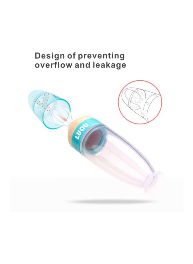 LuQu - Ultra-Soft Silicone Body Baby Food Dispensing Spoon With Special Head And Dust Cover - Image 1