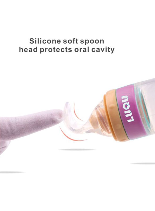 LuQu Ultra-Soft Silicone Body Baby Food Dispensing Spoon With Special Head And Dust Cover  - Image 3