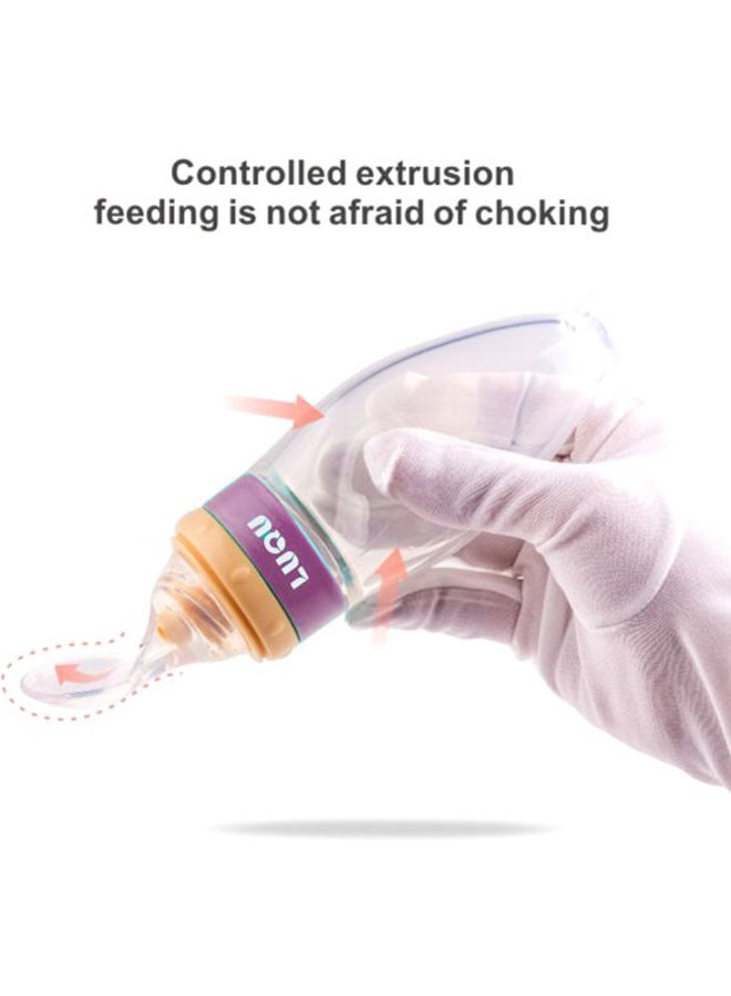 LuQu Ultra-Soft Silicone Body Baby Food Dispensing Spoon With Special Head And Dust Cover  - Image 4