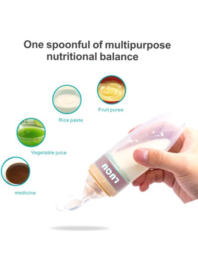 LuQu Ultra-Soft Silicone Body Baby Food Dispensing Spoon With Special Head And Dust Cover  - Image 2