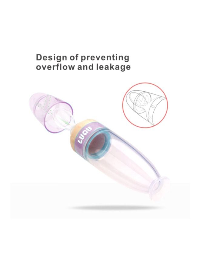 LuQu Ultra-Soft Silicone Body Baby Food Dispensing Spoon With Special Head And Dust Cover  - Image 5