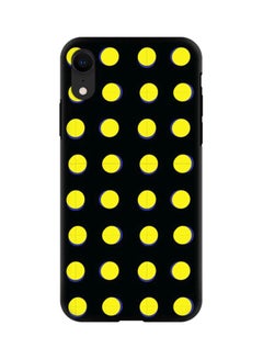 Protective Case Cover For Apple iPhone XR Yellow Dots