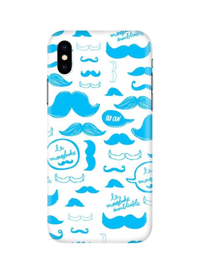 Stylizedd - Protective Case Cover For Apple iPhone X/iPhone XS Le Moustache - Image 1