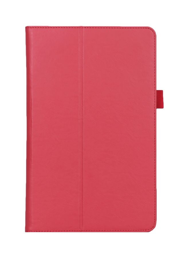 غطاء حماية قلاب واقٍ لجهاز سامسونج تاب A2 T590/T595 أحمر - Image 1