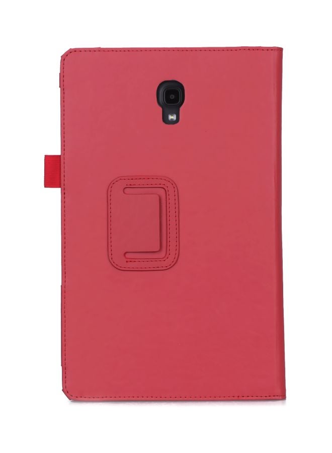 غطاء حماية قلاب واقٍ لجهاز سامسونج تاب A2 T590/T595 أحمر - Image 2