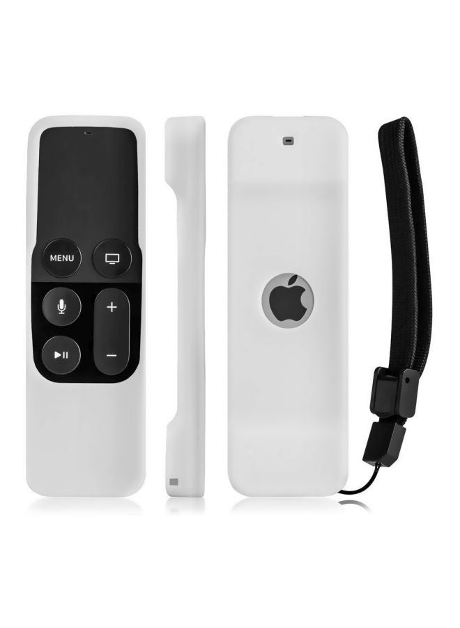 Protective Case Cover For Apple TV 4th Gen Siri Remote Controller White/Black  - Image 2