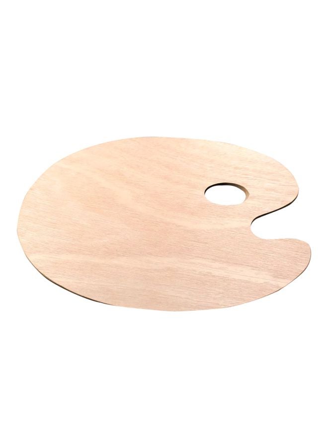 Wooden Painting Palette Beige - Image 1
