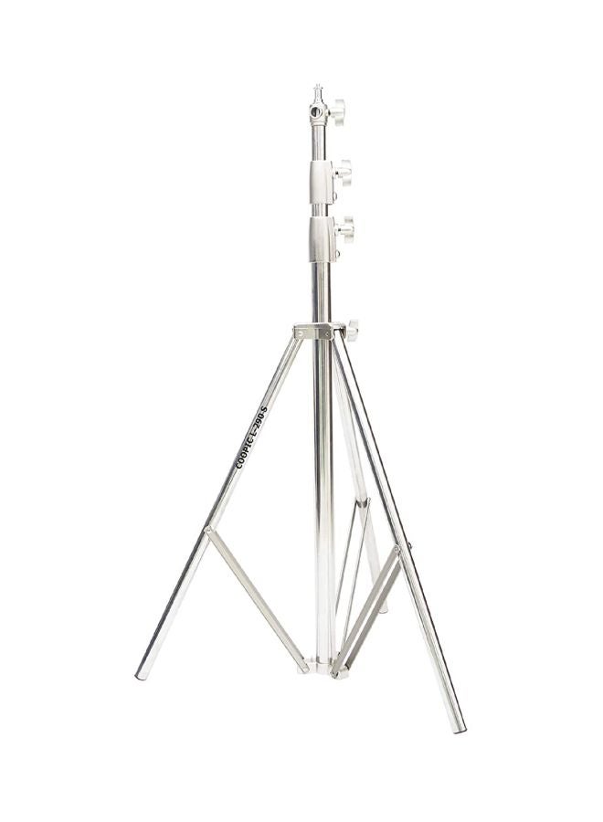 Coopic Stainless Steel Tripod Light Stand Silver - Image 1