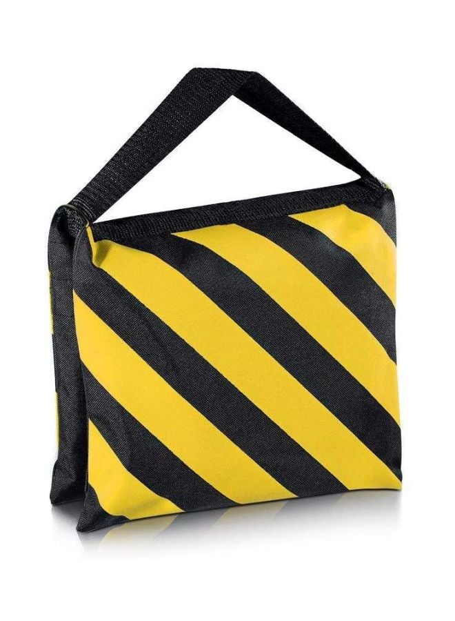 Coopic - Pack Of 4 Heavy Duty Sand Bag For Light Stand Boom Arm Tripods Black/Yellow - Image 1
